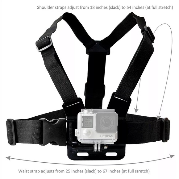 All GoPro Hero Models chest strap mount head piece - Picture 2 of 8